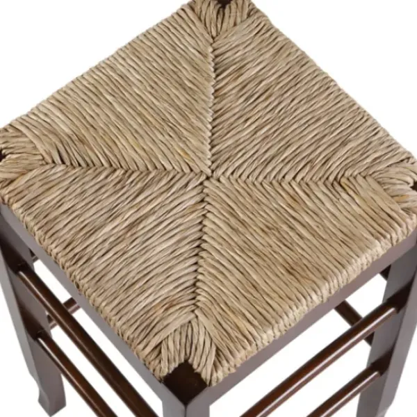 Bar Stools & Counter Height Stools-Kirkland's Home Cappuccino Wooden Counter Stool Brown