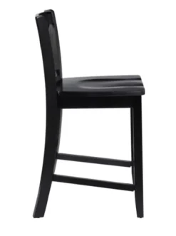 Bar Stools & Counter Height Stools-Kirkland's Home Carter X-Back Counter Stool Black