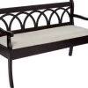 Entryway Furniture-Kirkland's Home Cartland Storage Bench Black