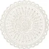 Wall Plaques-Kirkland's Home Carved Collison Wall Plaque White