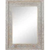 Decorative Mirrors-Kirkland's Home Carved Floral Mango Wood Mirror
