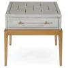 Accent & End Tables-Kirkland's Home Carved Graphite And Gold Accent Table, 24X28 Gray