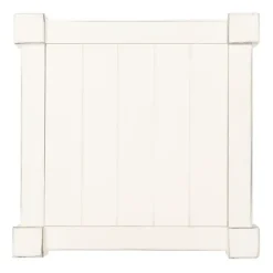 Accent & End Tables-Kirkland's Home Carved Pinewood Farmhouse Accent Table White