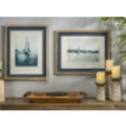 Candle Holders-Kirkland's Home Carved Wood Floral Pillar Candle Holders, Set Of 3 Brown/White