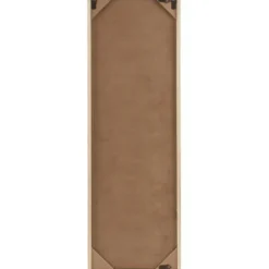 Wall Plaques-Kirkland's Home Carved Wood Laurel Branches Panel Wall Plaque Tan