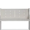 Entryway Furniture-Kirkland's Home Carved Wood Pew Bench White