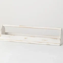 Decorative Trays-Kirkland's Home Carved Wood Trays, Set Of 3 White