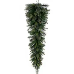 Wreaths-Kirkland's Home Cashmere Pine Christmas Teardrop Swag Green