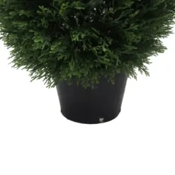 Trees & Topiaries-Kirkland's Home Cedar Cone Potted Topiary, 24 In.