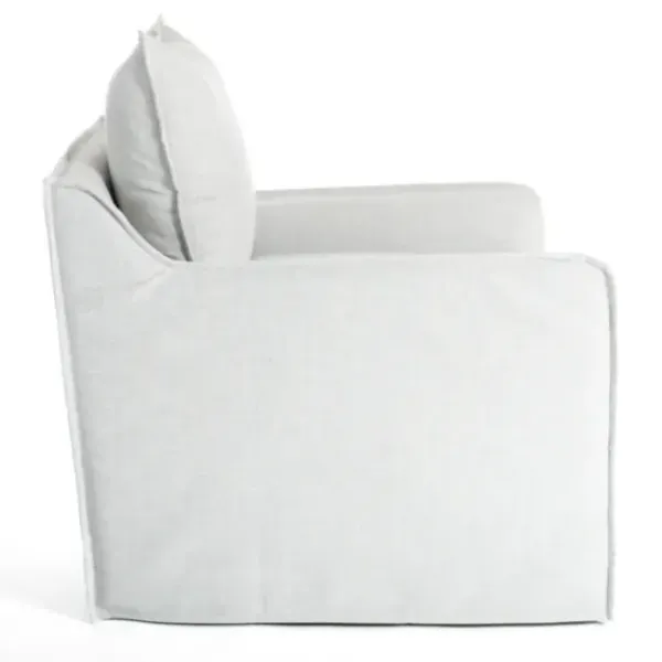 Accent Chairs-Kirkland's Home Celine Sky Swivel Down Armchair Gray