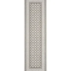 Outdoor Rugs-Kirkland's Home Cerulean Quatrefoil Outdoor Area Rug, 4X6 Blue/White