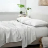 Bed Sheets-Kirkland's Home Chambray 4-Pc. Full Bed Sheet Set White