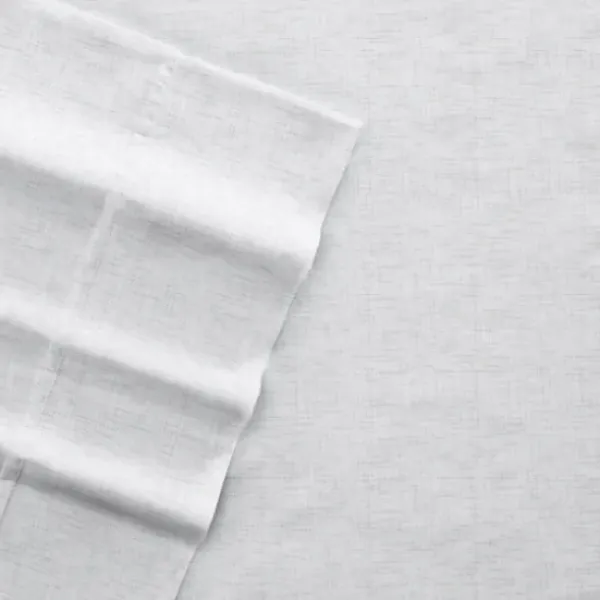 Bed Sheets-Kirkland's Home Chambray 4-Pc. Full Bed Sheet Set White