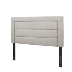 Beds & Headboards-Kirkland's Home Channel Tufted King Headboard Gray