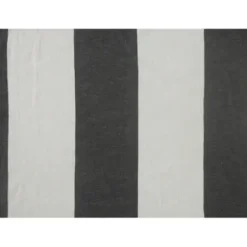 Blankets & Throws-Kirkland's Home Charcoal And White Striped Cotton Throw Gray/White