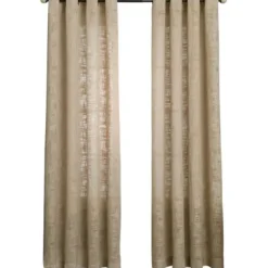 Curtains & Drapes-Kirkland's Home Charcoal Chenille Single Curtain Panel, 84 In. Gray