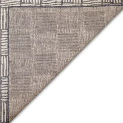 Outdoor Rugs-Kirkland's Home Charcoal Diamond Nile Indoor/Outdoor Runner, 1X7 Gray/Ivory