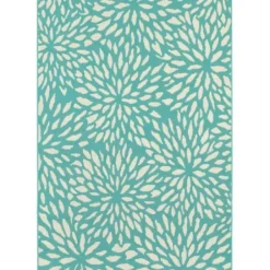 Outdoor Rugs-Kirkland's Home Charcoal Embellished Outdoor Area Rug, 8X10 Gray