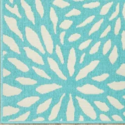 Outdoor Rugs-Kirkland's Home Charcoal Embellished Outdoor Area Rug, 8X10 Gray