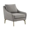 Accent Chairs-Kirkland's Home Charlene Oatmeal Accent Chair Gray