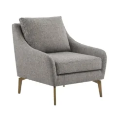 Accent Chairs-Kirkland's Home Charlene Oatmeal Accent Chair Gray