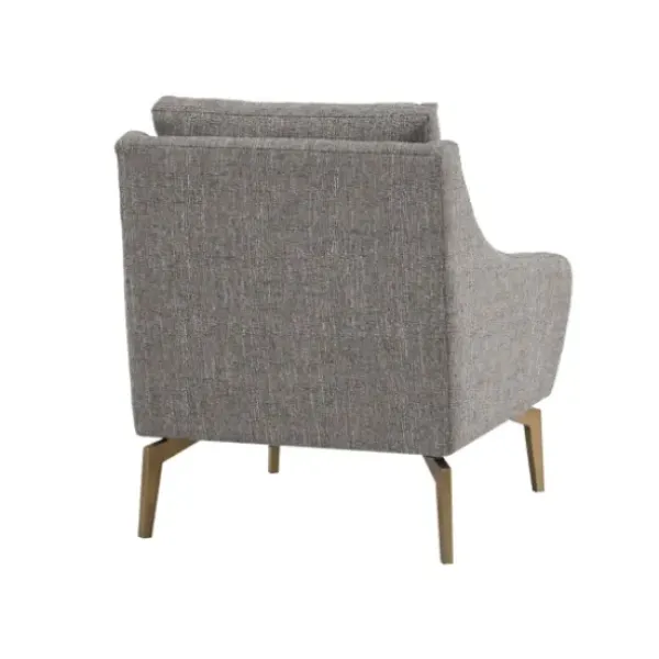 Accent Chairs-Kirkland's Home Charlene Oatmeal Accent Chair Gray