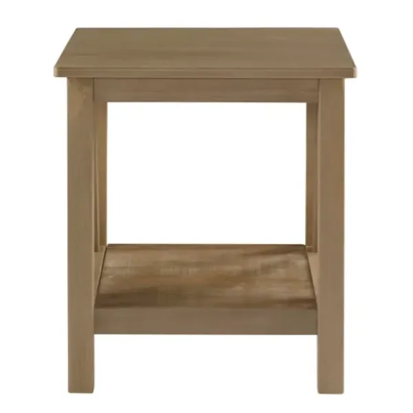 Accent & End Tables-Kirkland's Home Charleston Rustic Gray Accent Table