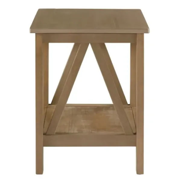 Accent & End Tables-Kirkland's Home Charleston Rustic Gray Accent Table