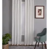 Curtains & Drapes-Kirkland's Home Chateau Stripe Curtain Panel Set, 96 In. Black