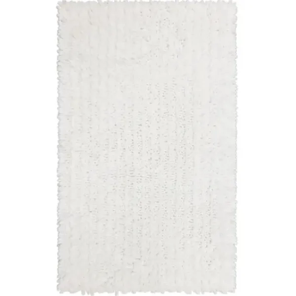 Bathroom Rugs-Kirkland's Home Chenille Chain Stitched Bath Mat, 30 In. Black