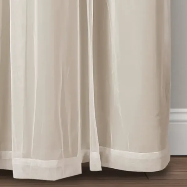 Curtains & Drapes-Kirkland's Home Chenille Single Curtain Panel, 84 In. Blue