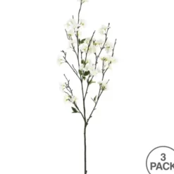 Stems & Bouquets-Kirkland's Home Cherry Blossom Stems, Set Of 3 White