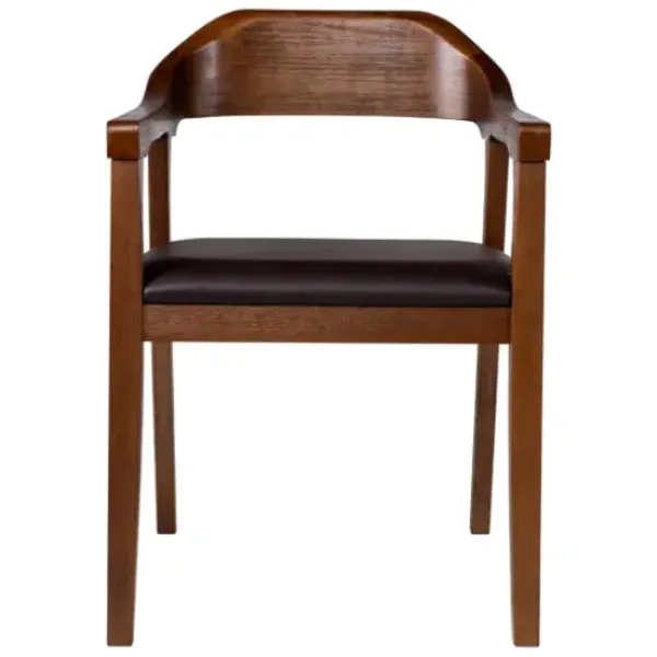 Dining Chairs-Kirkland's Home Chestnut Acacia Wood Dining Chair Brown