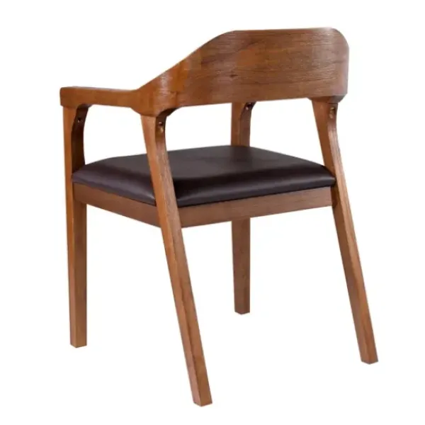 Dining Chairs-Kirkland's Home Chestnut Acacia Wood Dining Chair Brown