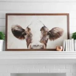 Framed Art-Kirkland's Home Chocolate Milk Framed Art Print Brown/White/Black