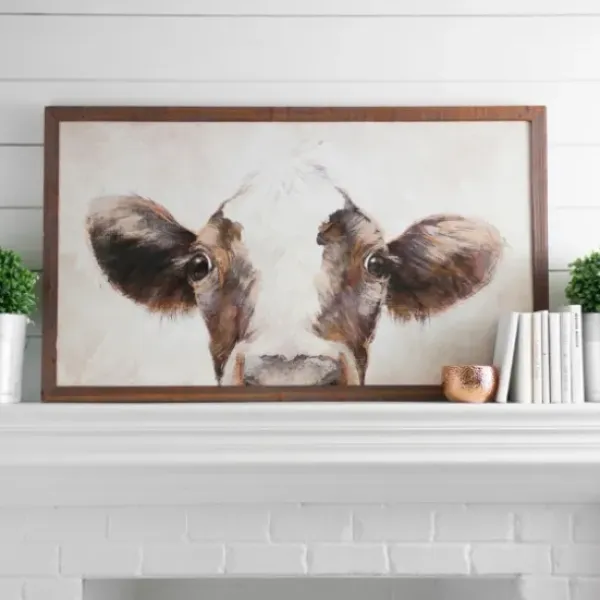 Framed Art-Kirkland's Home Chocolate Milk Framed Art Print Brown/White/Black