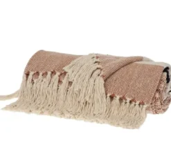Blankets & Throws-Kirkland's Home Chunky Stitch Cotton Throw Brown