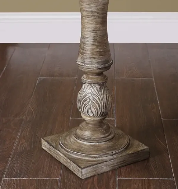 Floor Lamps-Kirkland's Home Chunky Washed Brown Floor Lamp White