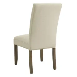 Dining Chairs-Kirkland's Home Cianna Cream 2-Pc. Upholstered Dining Chair Set Tan