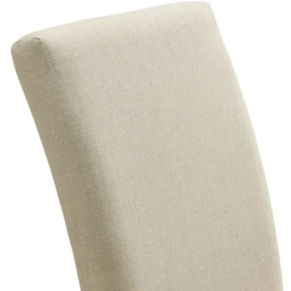 Dining Chairs-Kirkland's Home Cianna Cream 2-Pc. Upholstered Dining Chair Set Tan