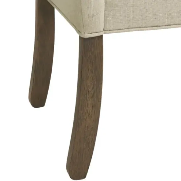 Dining Chairs-Kirkland's Home Cianna Cream 2-Pc. Upholstered Dining Chair Set Tan