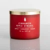 Candles-Kirkland's Home Cinnamon Apple Strudel Triple Wick Jar Candle Red