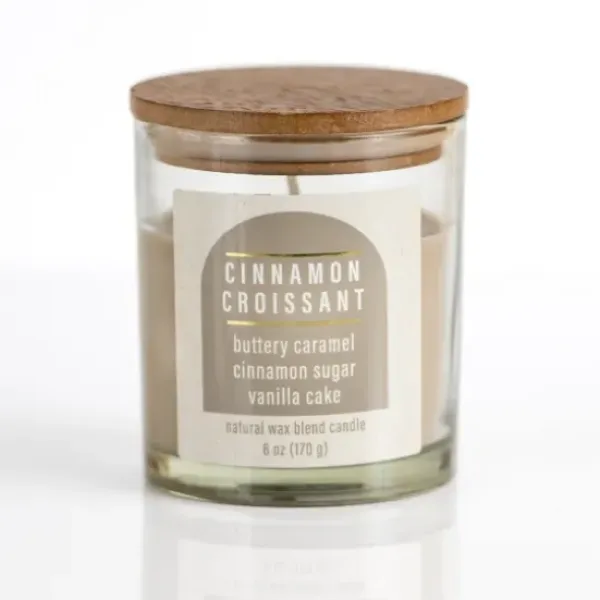 Candles-Kirkland's Home Cinnamon Sugar Croissant Jar Candle Brown