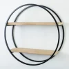 Shelves-Kirkland's Home Circle Double Wood Wall Shelf, 25 In.