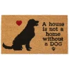 Doormats-Kirkland's Home Circles Rubber Doormat Black