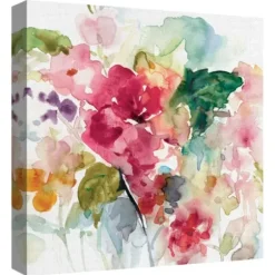 Canvas Art-Kirkland's Home Citrus Floral Punch Canvas Art Print Multi