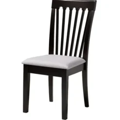 Dining Sets-Kirkland's Home Classic Black Round Wood 5-Pc. Dining Set Gray