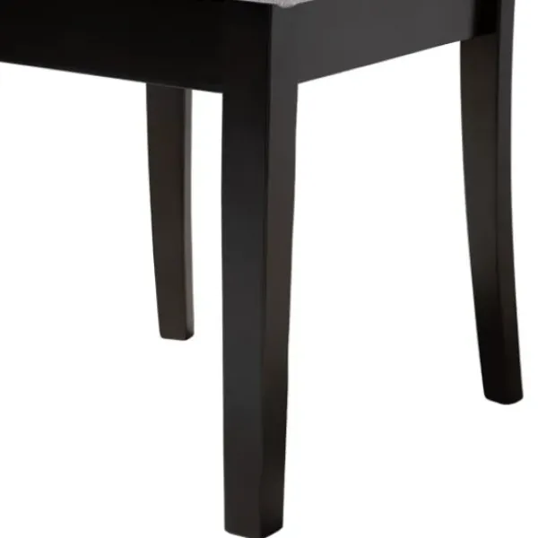 Dining Sets-Kirkland's Home Classic Black Round Wood 5-Pc. Dining Set Gray