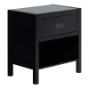 Nightstands-Kirkland's Home Classic 1-Drawer Nightstand Black