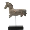 Statues & Figurines-Kirkland's Home Classic Ivory Mango Wood Base Globe Brown/Ivory